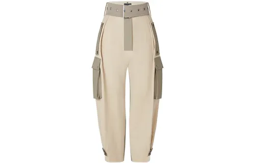 LOUIS VUITTON Cargo Pants Women's Beige