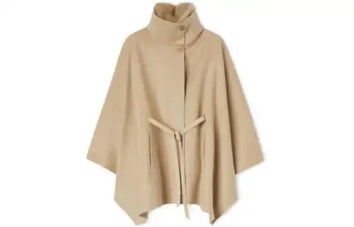 Loro Piana Denice Cape Cloak Women's Khaki