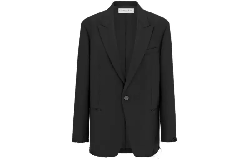 DIOR Oversized Blazer Business Suit Coat Women's Black