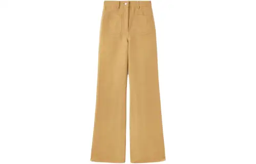 Loro Piana Danbeth Trousers Casual Pants Women's Khaki