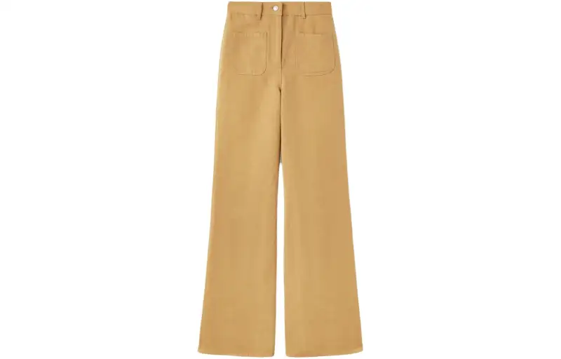 Loro Piana Danbeth Trousers Casual Pants Women's Khaki