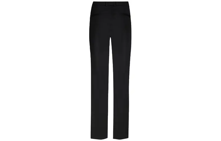 Loro Piana Knitted Sweatpants Women's Black Moderate Straight Fit Pants