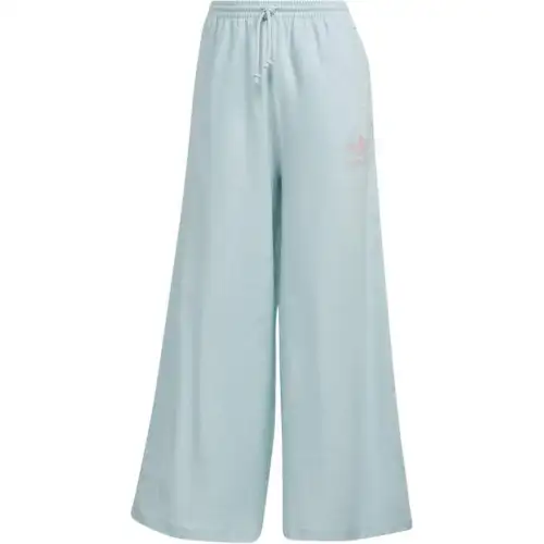 Adidas Originals Casual Pants Women's Blue Moderate Wide Leg Pants