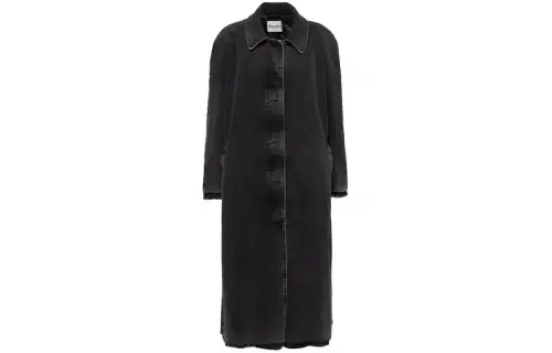 MIU MIU Coats Women's Black Lapel Moderate