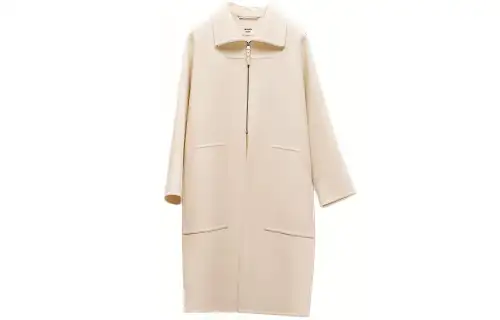HERMES FW22 Coats Coat Women's White