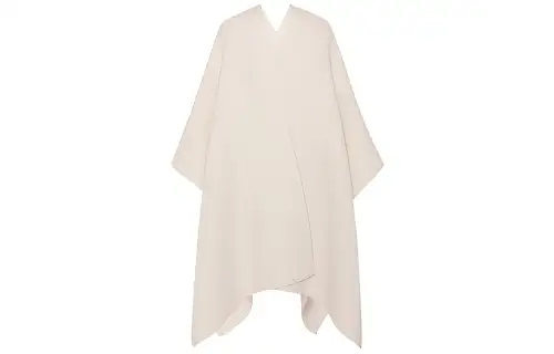 THE ROW Cloaks Women's White Collarless Moderate