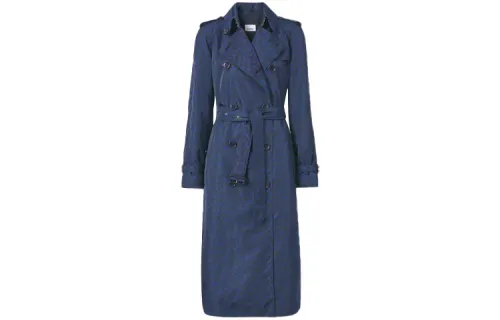 Burberry Trench Coat Women's Blue