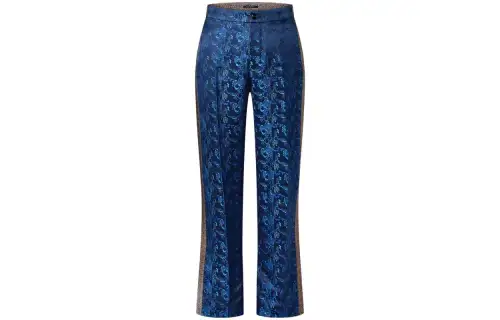 LOUIS VUITTON 1AC46Z Abstract Jacquard Flared Pants