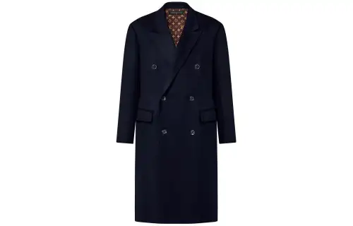 LOUIS VUITTON Coat Women's Marine Blue