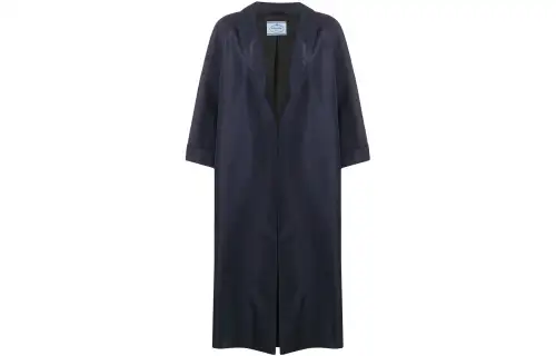PRADA SS23 Trench Coat Women's Marine Blue
