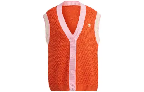 Adidas Originals 70s Knit Vest Japan Version Women's Orange