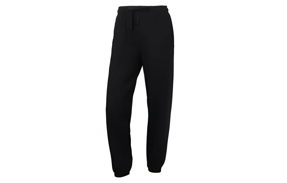 PUMA Knitted Sweatpants Women's Black Moderate Cuffed Pants