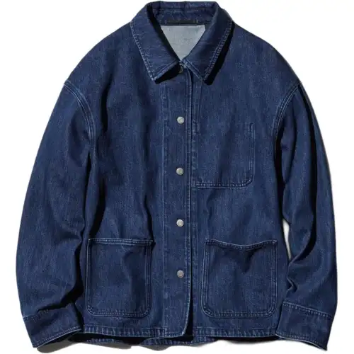 UNIQLO Denim Jacket Women's Dark Blue