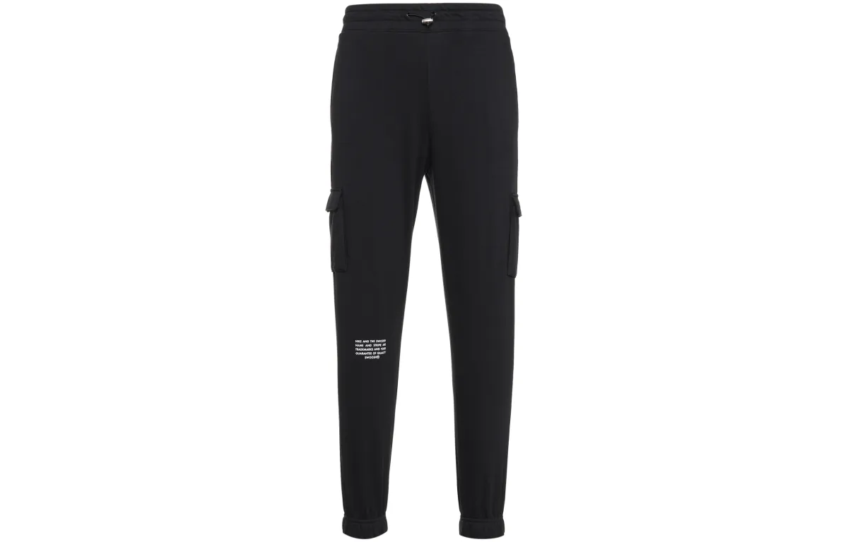 Nike Knitted Sweatpants Women's Black Moderate Cargo Pants