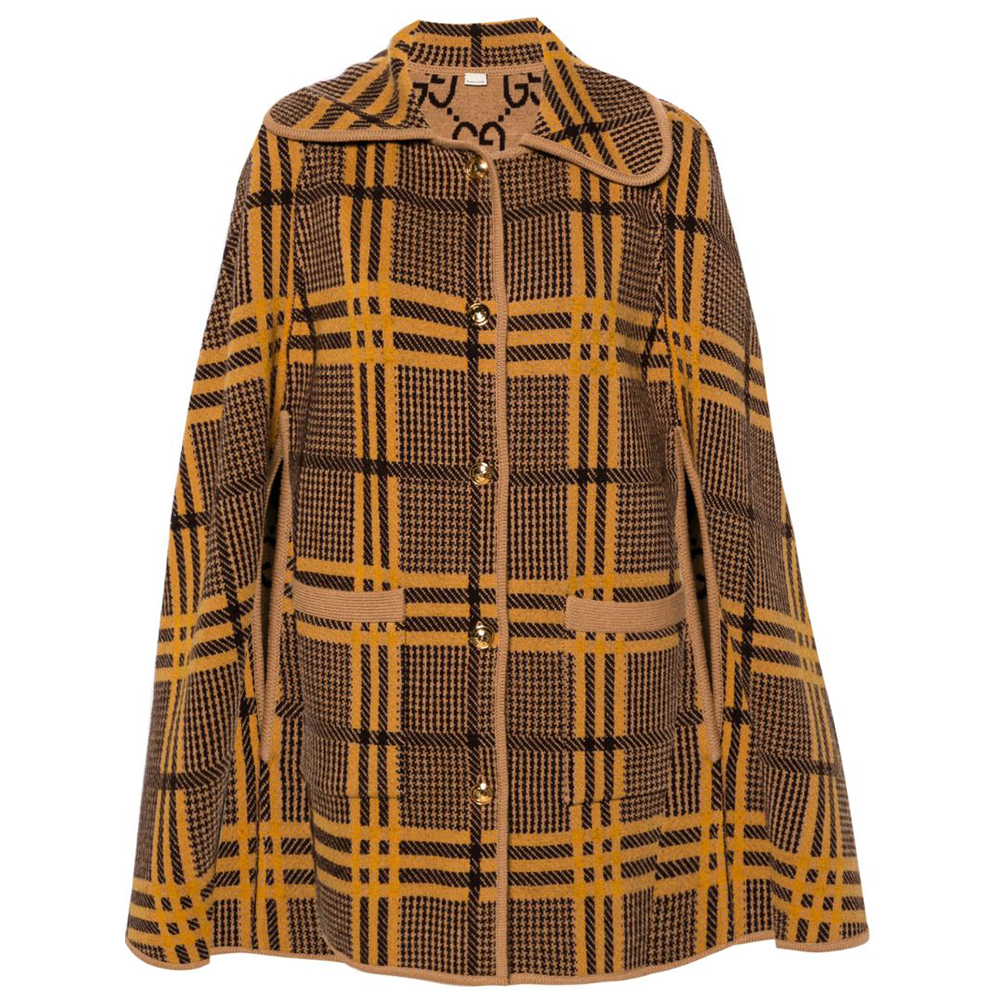 【Previous Season】spread-collar reversible cape