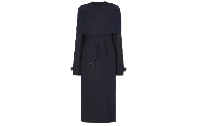 Burberry Trench Coat Women's Marine Blue