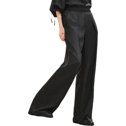 HERMES Casual Pants Women's Black