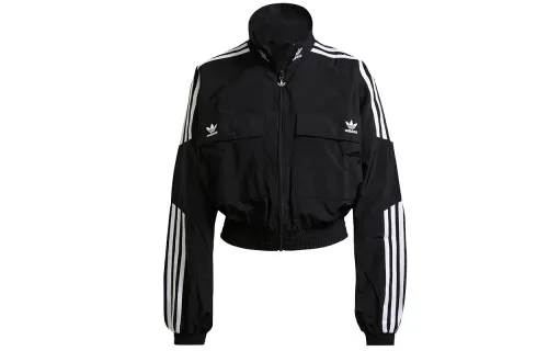 adidas originals Women's Adicolor Classics Disrupted Icon Track Top Black