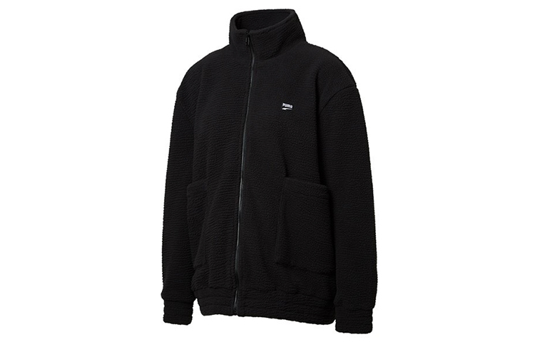 Женская куртка PUMA Downtown Fleece (черная)