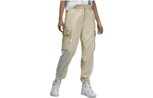 Jordan Cargo Pants Women's Khaki Moderate Cuffed Pants
