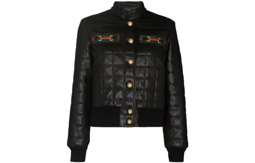【Previous Season】Horsebit quilted leather jacket