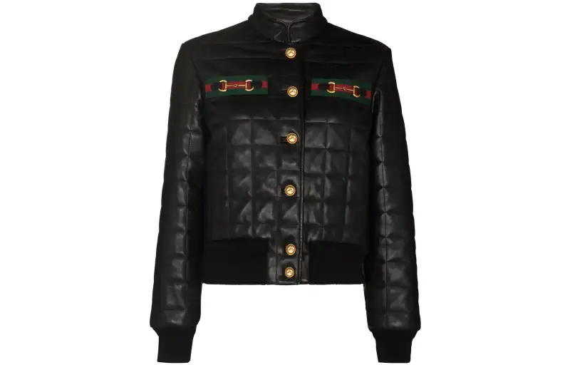 【Previous Season】Horsebit quilted leather jacket