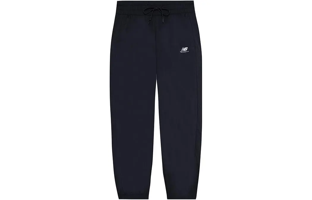 New Balance Knitted Sweatpants Women's Black Moderate Cuffed Pants