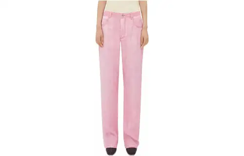 Bottega Veneta FW23 Casual Pants Women's Pink