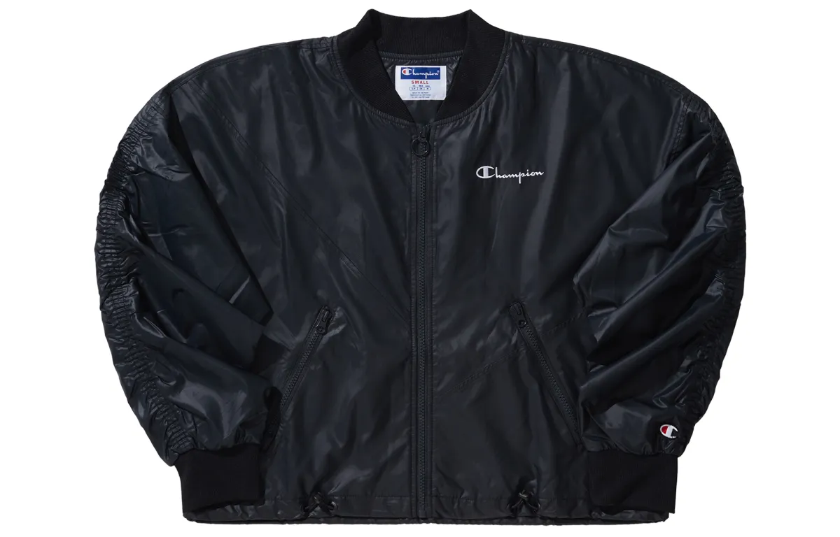 Champion Baseball Jacket Europe Version Women's Black
