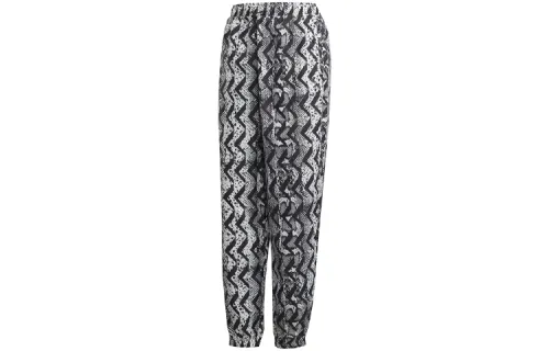Adidas Originals Knitted Sweatpants Women's Black Moderate Cuffed Pants