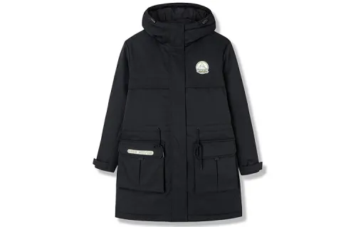 Anta Large Pocket Puffer Jacket Women's Black