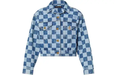 Lv Damier Denim Jacket