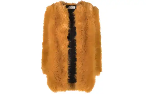 SAINT LAURENT FW21 Fur Women's Orange