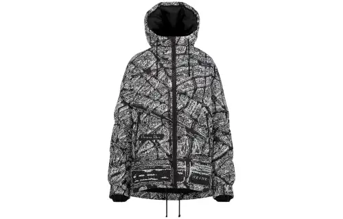 DIOR FW23 Puffer Jacket Women's Multicolor