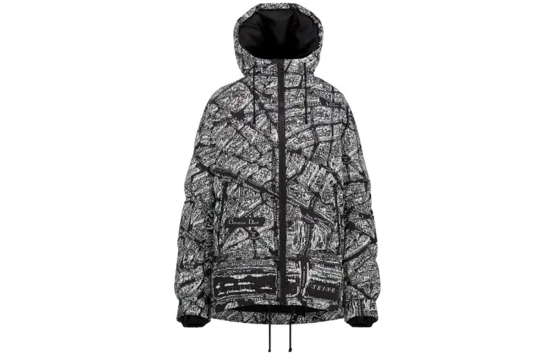 DIOR FW23 Puffer Jacket Women's Multicolor