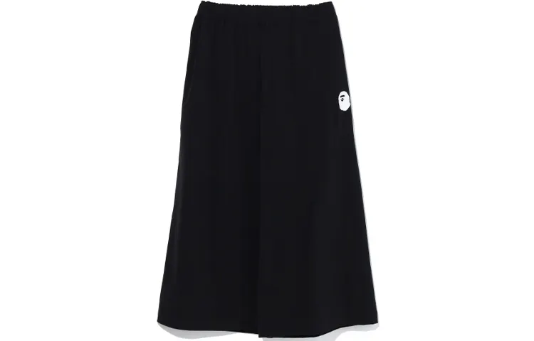 A BATHING APE Head Series Casual Pants Women's Moderate Wide Leg Pants