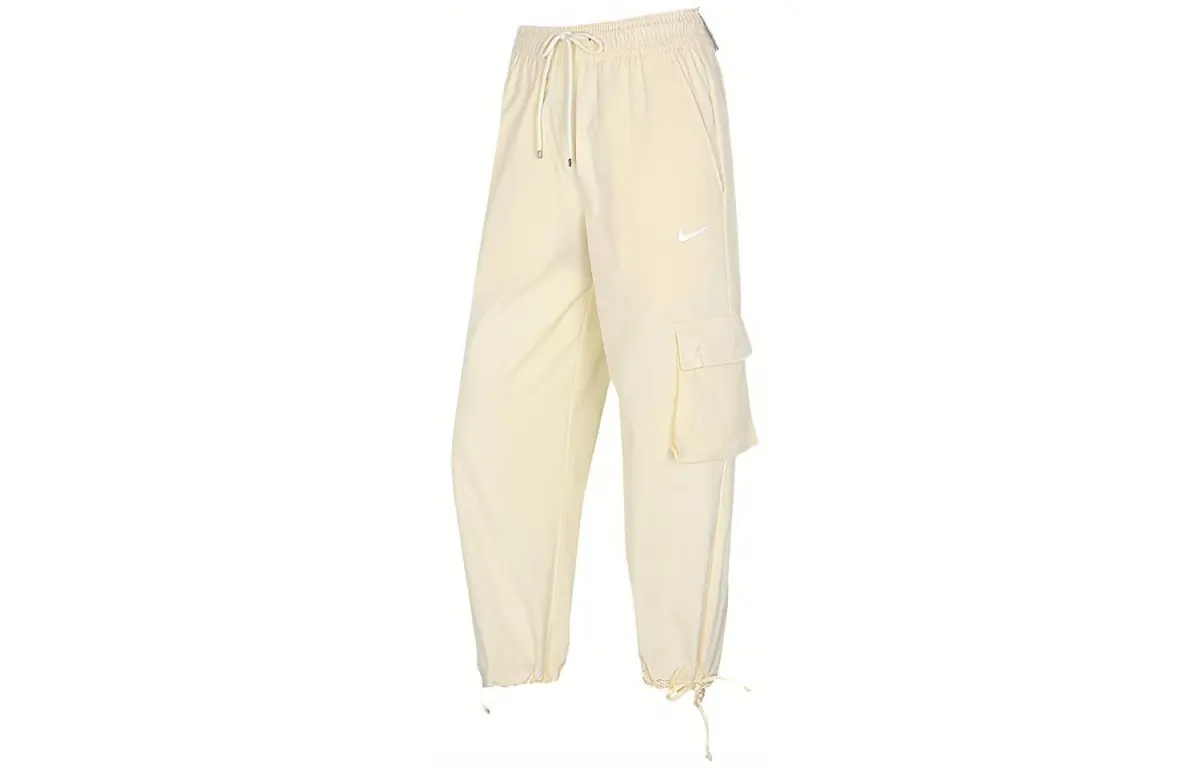 Nike Knitted Sweatpants Women's Beige Yellow