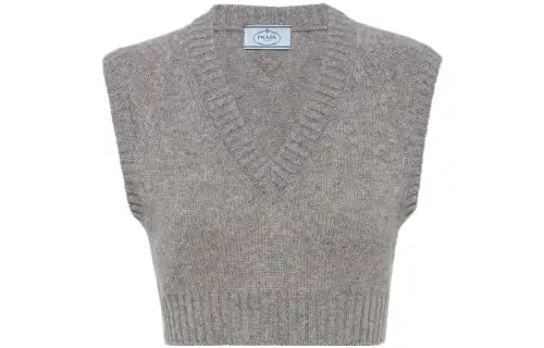 【Previous Season】cropped cashmere vest