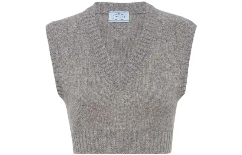 【Previous Season】cropped cashmere vest