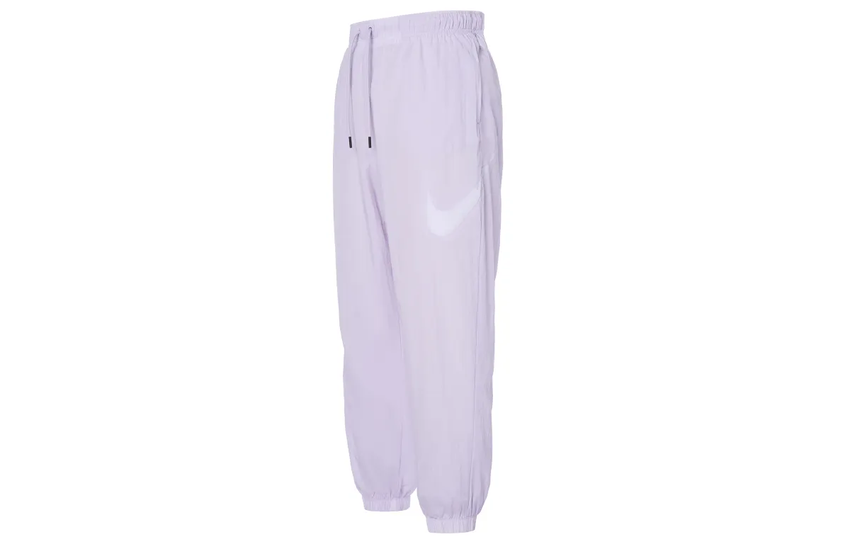 Nike Knitted Sweatpants Women's Purple Moderate Cuffed Pants
