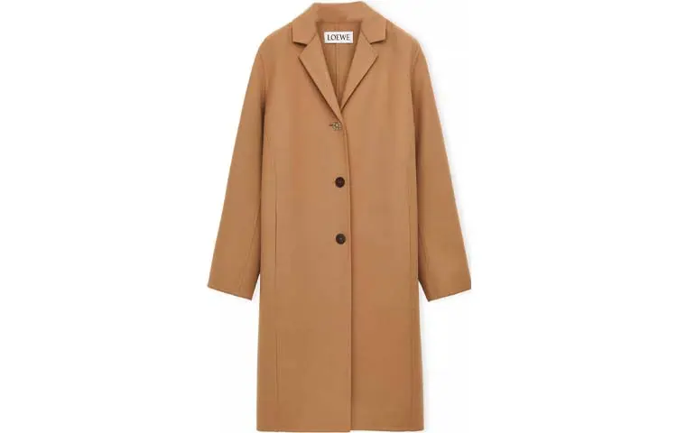 LOEWE Single-Breasted Long Coat