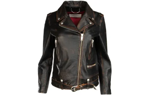 Golden Goose Deluxe Brand Leather Biker Jacket