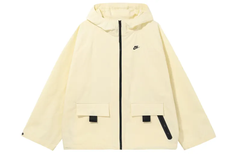 Nike Puffer Jacket Winter Women's Beige Yellow