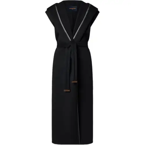 LOUIS VUITTON Coat Women's Black