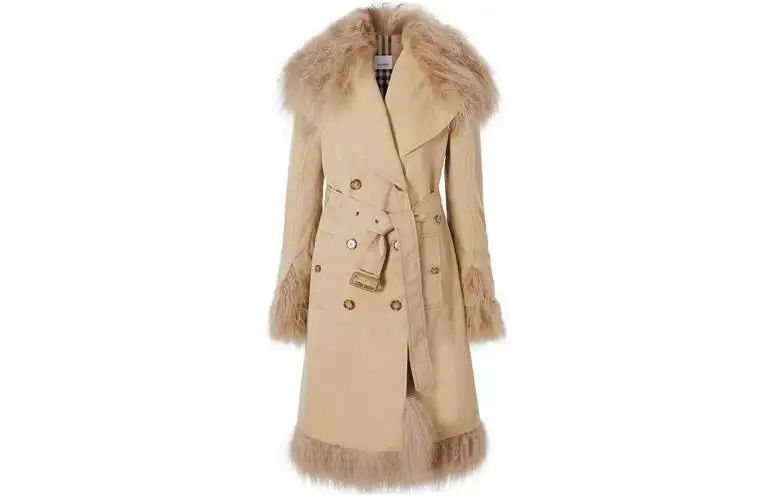 Burberry Furs Women's Honey V Neck Moderate
