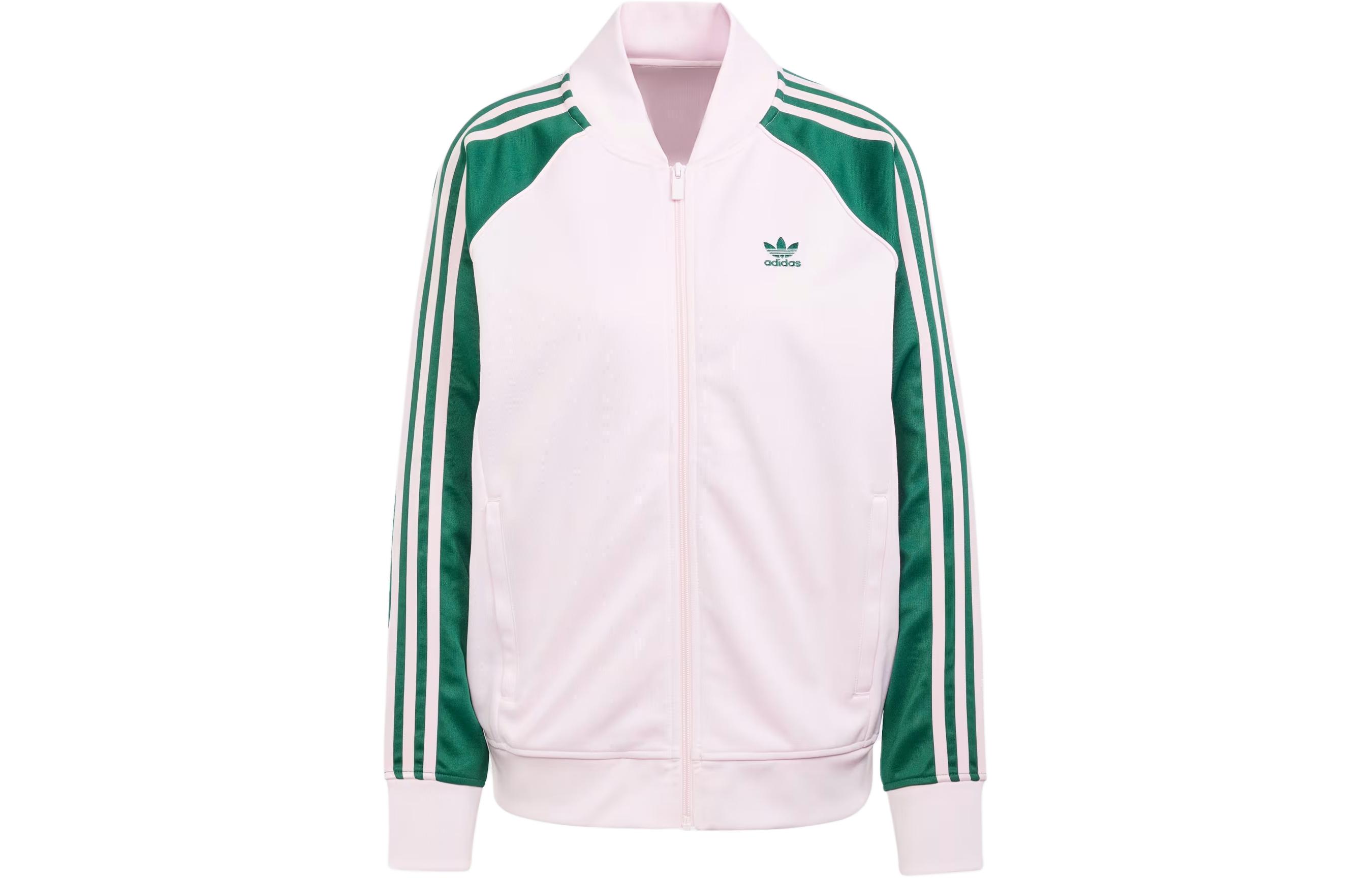 Adidas Originals Adicolor Classics Sst Loose Track Top Baseball Jacket Women's Green