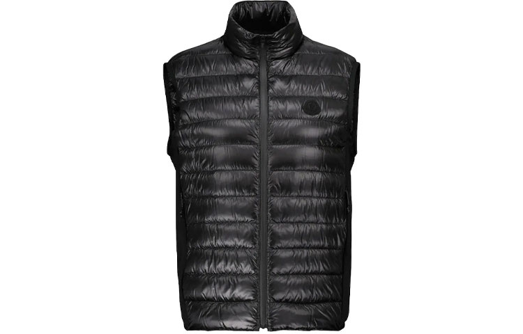 Женский жилет Moncler Spicules Logo (черный)