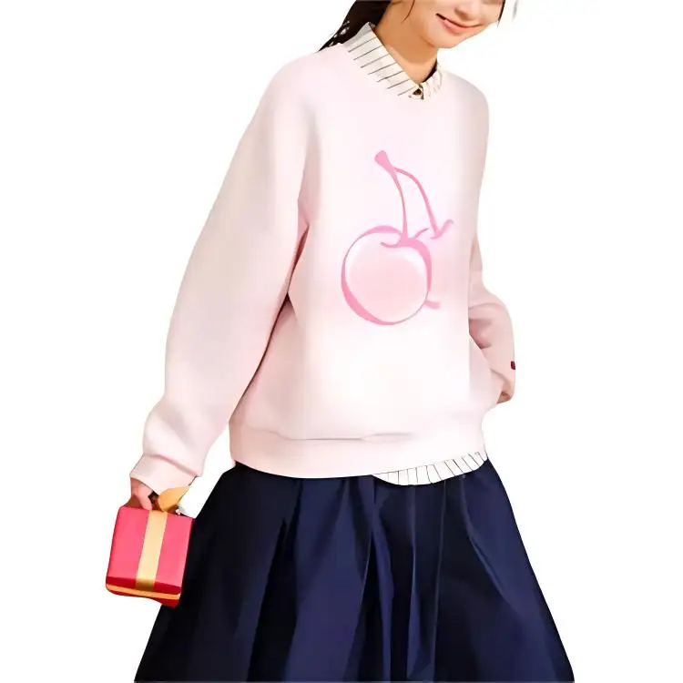 Anta x Kirsh Sports Life Collection Sweatshirt Women's Jasmine Powder