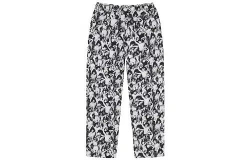 Stussy Knitted Sweatpants Women's Moderate Straight Fit Pants