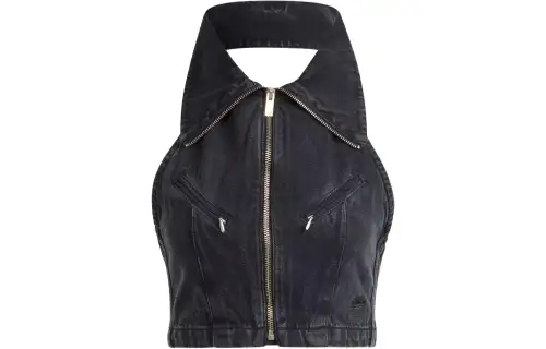 Adidas Originals Fashion Montreal Denim Cropped Vest